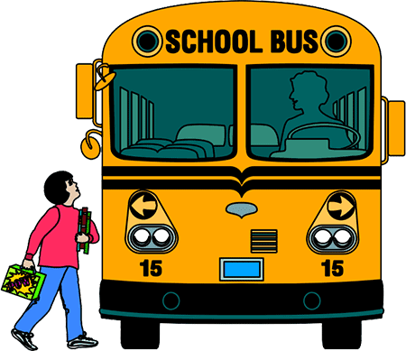 Illustration of a yellow school bus
