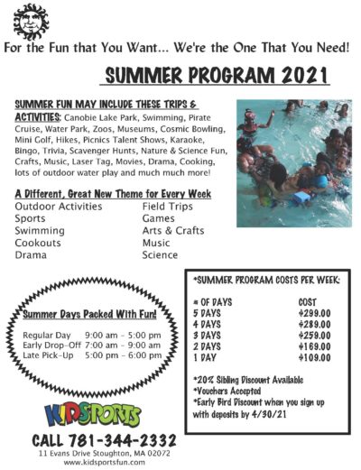 Summer Programs For Kids Kidsports Indoor Playground Stoughton Ma